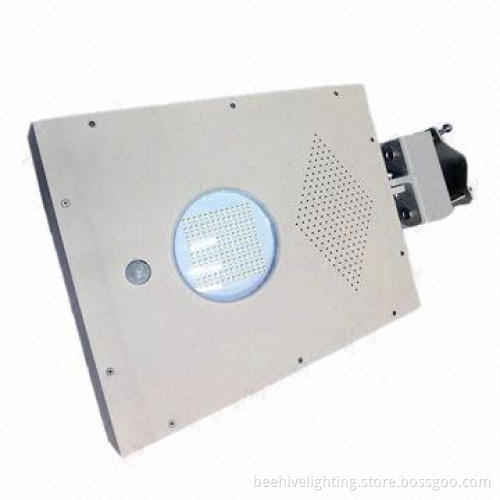 Integrated Solar Energy Streetlight, All-in-one with Motion Sensor, 12W Power